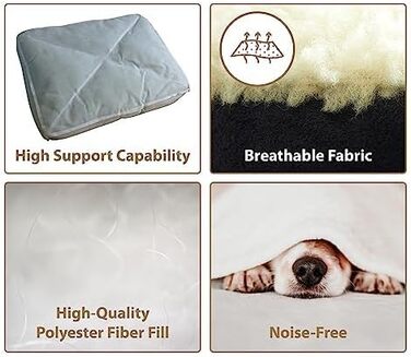 Клітка для собак Ellie-Bo, 71 x 48 см, лежанка, коричнева кордурна стінка та рожеве штучне хутро