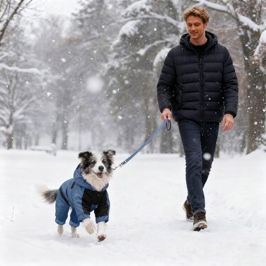 Зимовий теплий костюм для ляльки (43 см) з капюшоном, 4 ноги