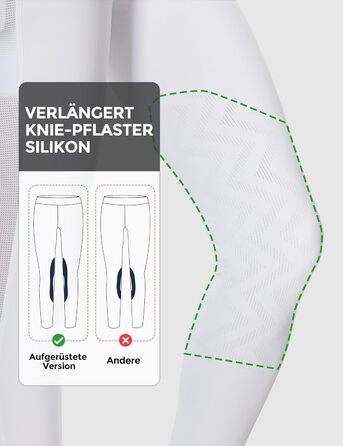 Легінси для верхової їзди для дівчаток FitT4 з силіконовими накладками, дихаючі та еластичні, для верхової школи та їзди на велосипеді (білий, S)