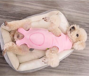 Теплий зимовий пуловер для собак з флісу та світловідбиваючою вставкою (XXL, рожевий)