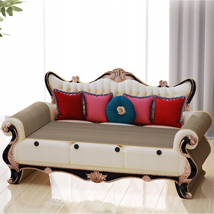 Картонна дряпалка-ліжечко для котів Ecarla у формі дивана, 60x27x33см, KOT19