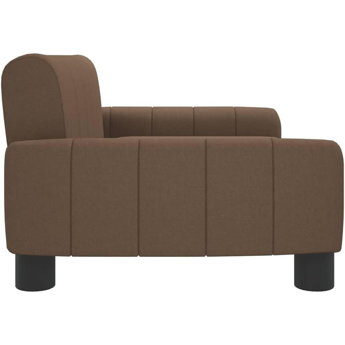 Крісло-ліжко для собак та котів, м'яке, стильне, 70x45x30 см, коричневе