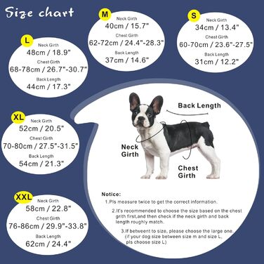 Дощовик для собак Mosucoirl: водонепроникний дощовик з регульованою капюшоном та отвором для повідка (Navyblau, L)