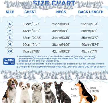 Синій теплий зимовий теплий комбінезон для собак BRKURLEG, водонепроникний, для холодної погоди, флісова жилетка, розмір L, Large
