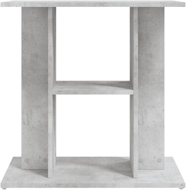 vidaXL підставка для акваріума, бетонно-сіра, 60x30x60 см, ДСП