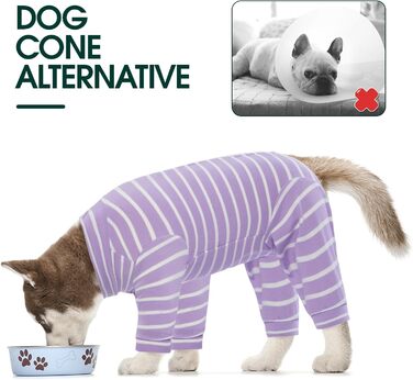 Корсет для собак після операції, після кастрації, для собак, для сук, піжама для собак малого та середнього розміру, фіолетовий, XL