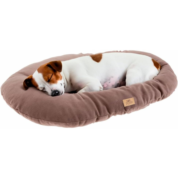 Ліжко для собак та котів Ferplast Relax Microfleece, 55 x 36 см, м'яке, миється