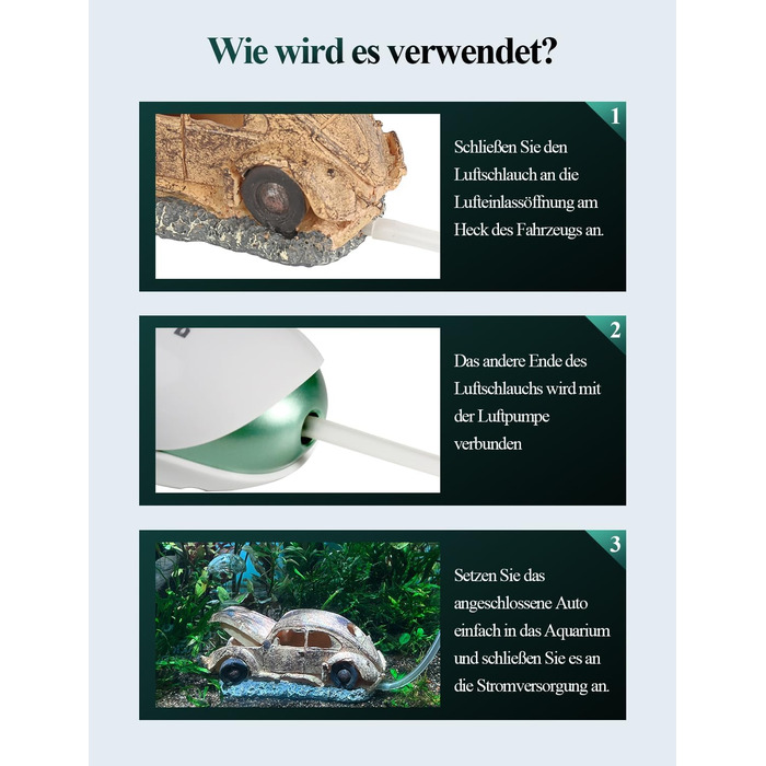 Декорації для акваріума Boxtech: штучні камені та рослини з полірезину