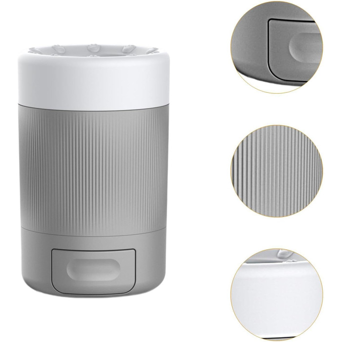 Автоматичний очищувач лап для собак Milageto, портативний, сірий. Догляд за тваринами, для цуценят, легке очищення лап