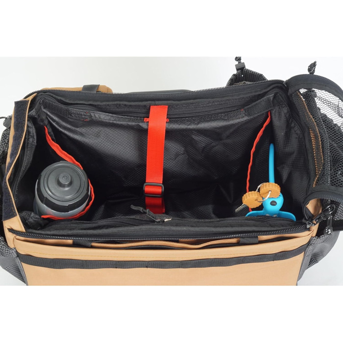 Корзина для домашніх тварин Vincita Caddy для Brompton, з алюмінієвим каркасом та сіткою, для велосипеда, сіра