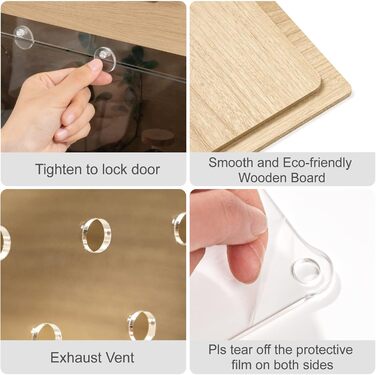 Клітка для хом'яків та морських свинок велика 100x50x50 см з дверцятами – Die haustür