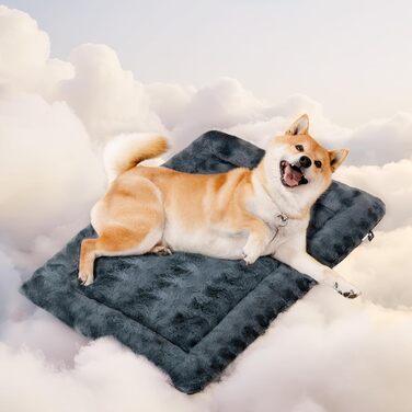 М'яка собача ковдра Mora Pets: зручна та миюча підстилка для собак маленьких, середніх та великих порід, 60 x 45 см, сірий колір