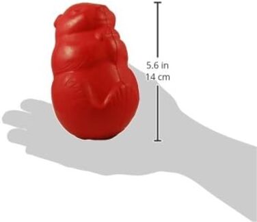 Іграшка для собак Jolly Pets Critter Squirrel, велика, 14 см, червона