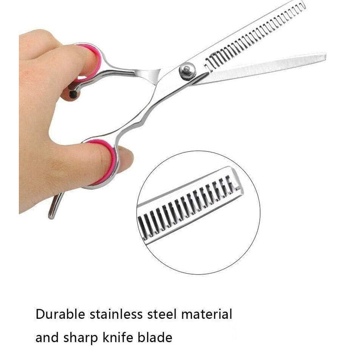 Професійна ножиця для собак, вигнута ножиця для догляду за шерстю, гребінець, ножиці для стрижки собак та котів, ножиці для фінальної обробки