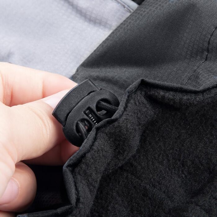 Водонепроникна куртка для собак на осінь та зиму AxSpeed, чорна, розмір M