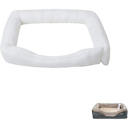 Ортопедичне ліжко для собак JOYELF з піною з пам'яті, подушка для шиї, XL (40'x30')