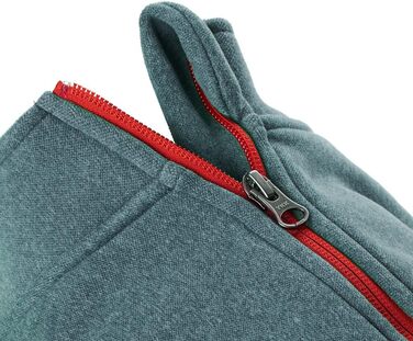 Жилет для собак GOOBY Zip Up Feece, турквіс-мікро, розмір Medium (обхват грудей ~44 см)