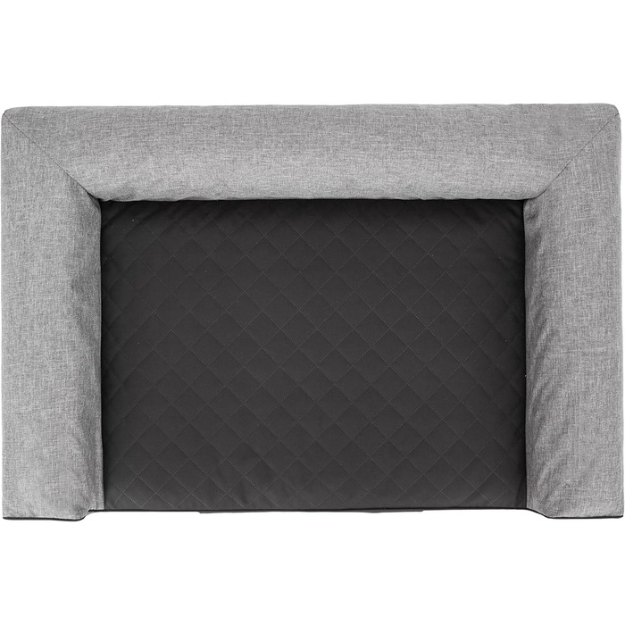 Крісло-лежанка для собак, 80 x 55 см, графіт - м'яке ліжко для домашнього улюбленця