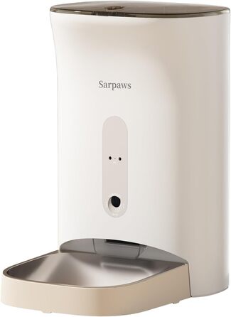Автоматичний годівниця для котів SAWPAWS з камерою, 4.3L, WiFi, нічне бачення