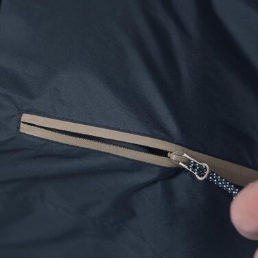 Водонепроникна куртка для собак Baja Coastline з капюшоном, легка та регульована, великі породи, розмір 65 (XL)