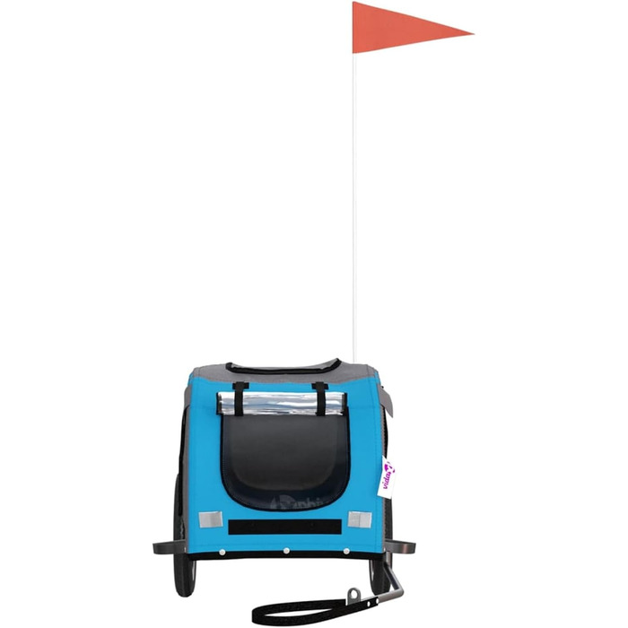 Причіп для велосипеда ARKEM для собак, блакитний та сірий, Oxford-тканина та метал