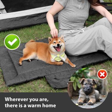 Килимок для собак на винос, 70 x 50 см, килимок для собак Outdoor, миючий, нековзний, килимок для машини, автомобільний, для собак та котів (S, Сірий, Medium)