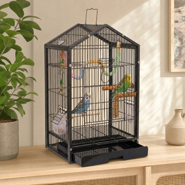 Клітка NUXIE 35 x 28 x 60 см, чорна