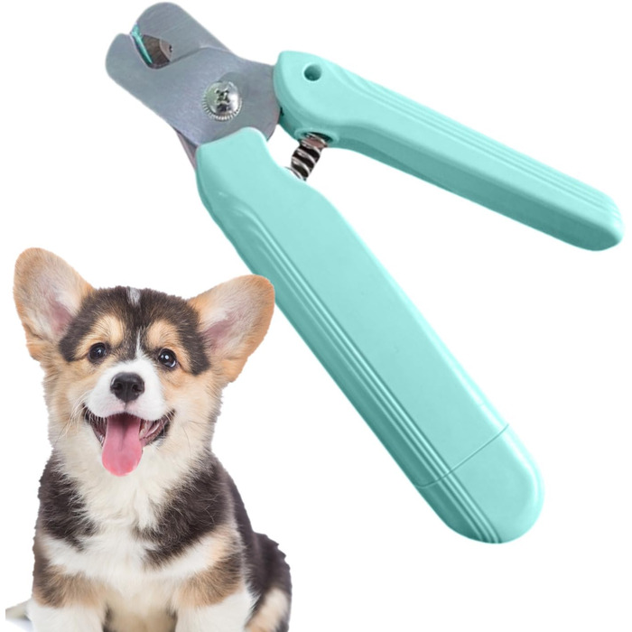 Електричний триммер для собак та котів 2-в-1 з LED-підсвічуванням | Безпечна насадка, перезаряджуваний, зелений | Аксесуар для догляду за тваринами