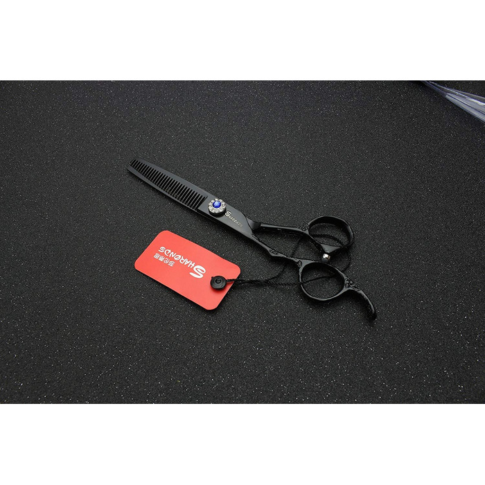 Професійні перукарські ножиці для стрижки лівші, 6 дюймів, 440C, розріджувальні ножиці