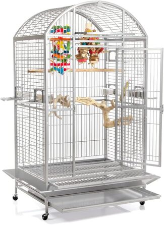Клітка для папуг Montana Castell Nova Dome Platinum 120x95x196 см