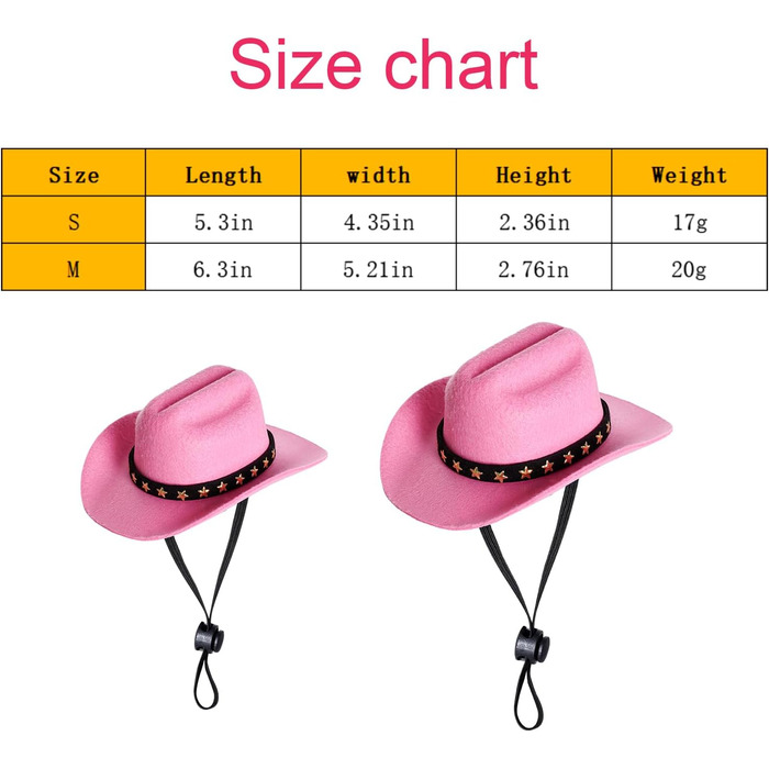 Костюм ковбоя для домашніх тварин Choyaxo: костюм на честь Геловіну для собак та котів, ковбойський капелюх з банданою (рожевий, Small)