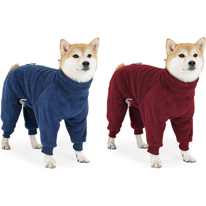 Теплий халат для собак з флісу, двосторонній, для маленьких та великих порід, блакитний, XXX-Large