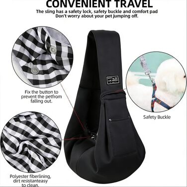 Транспортна сумка для собак та інших домашніх тварин до 15 кг Mymai - сірий/чорний колір