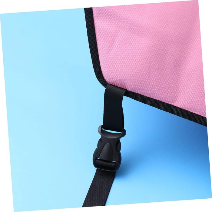 Автомобільна переноска для собак та котів BESPORTBLE - рожева, з регульованим ременем безпеки