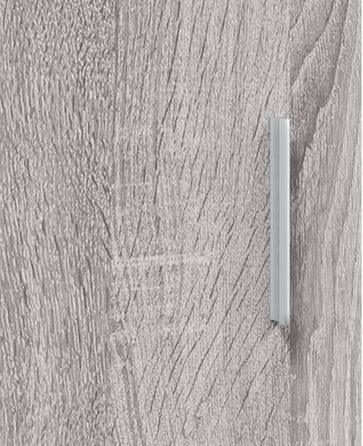 Тумба для акваріума Homgoday з полицями та відсіками, сірий Sonoma, 101x41x58 см, ДСП