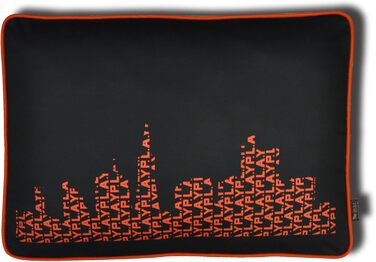 Ліжко для домашніх тварин P.A.Y. Pet ifestye & You PY1004AF прямокутної форми, Серенгеті, помаранчеве (S)