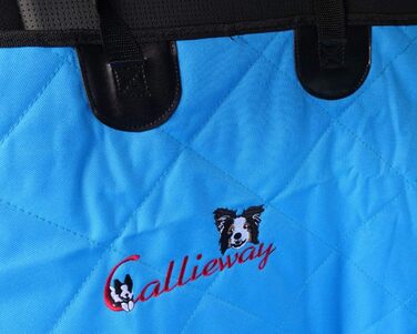 Callieway Автоковдра для собак, плед для пікніків з м'якими лапками (блакитний)