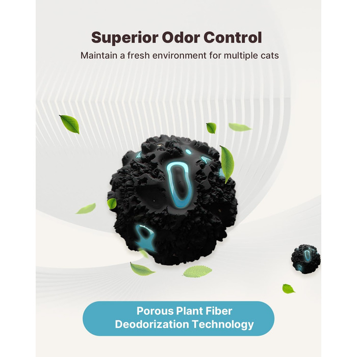 PAWBBY P1 Ultra: Самоочисний лоток для котів з рослинним наповнювачем