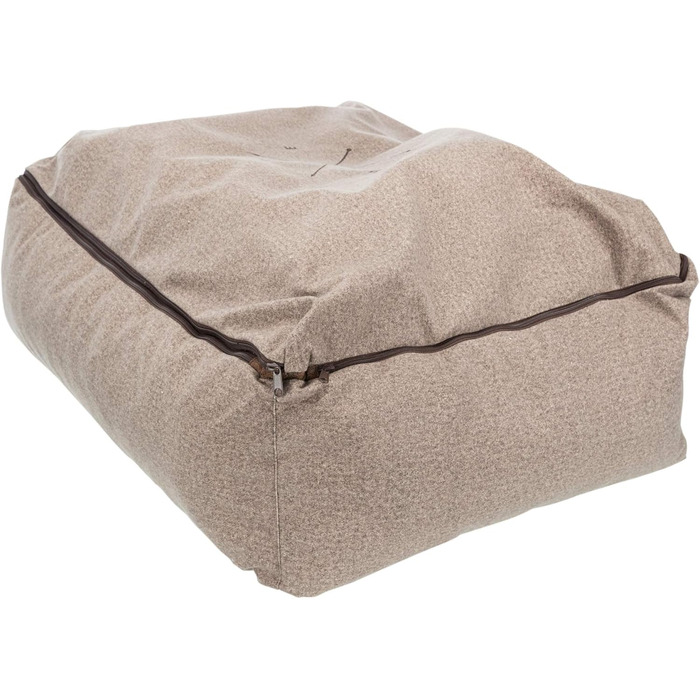 Лежак для собак TRIXIE BE Nordic Föhr Soft, прямокутний, 120×95 см, сірий
