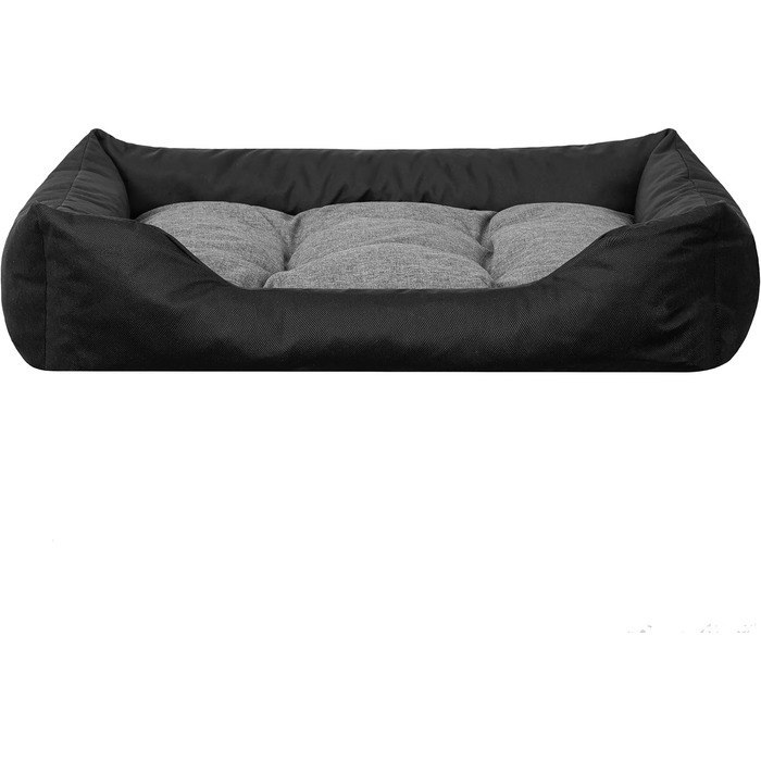 Килимок для собак та котів з високими бортиками, XL, 114x84 см, сірий графіт