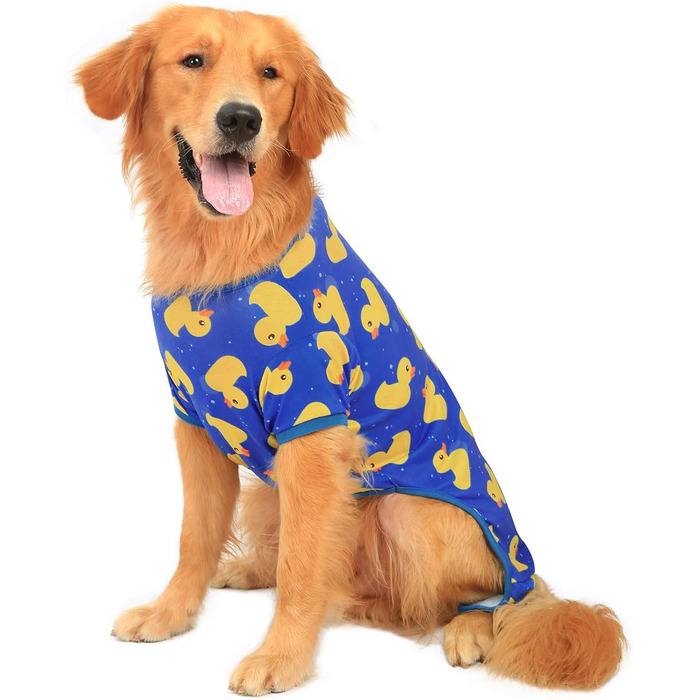 Піжама для собак HDE, легка, комплект, для собак маленьких, середніх та великих порід (Утконоси, XX-Large)