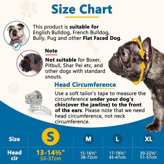 Намордник для собак Mayerzon, м'який силіконовий, для Французького бульдога, Ши-тцу, Мопса, проти кусання, слини, грумінгу, дозволяє дихати