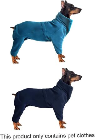 Зимовий теплий одяг для собак, тепла куртка з коміром, блискавка, регульована застібка, м'який флісовий халат для маленьких та середніх собак, прогулянки, походи, сон, розмір M