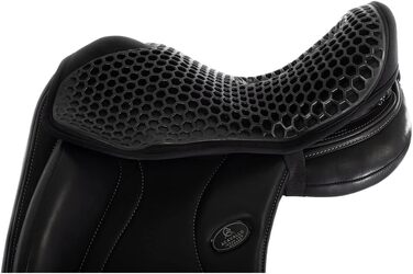 Гелева ортопедична подушка для сідла Acavallo Dressur Gel Out Ortho Coccyx 20 мм, розмір M, чорна