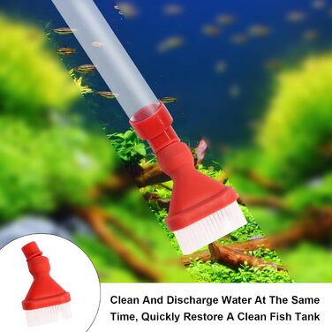 Набір для чищення акваріума GOSHIES 4-в-1: пилосос, фільтр, відсмоктувач ґрунту, набір для підміни води