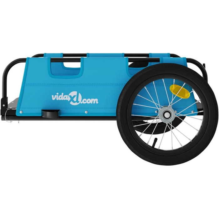 Фahrradanhänger ARKEM: Причіп для велосипеда, корзина для собак, блакитний, Oxford-Gewebe, з кулею