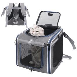 Транспортна коробка для собак на велосипед | Складаний кошик для собак та домашніх тварин | Безпечні прогулянки, подорожі, сімейний відпочинок