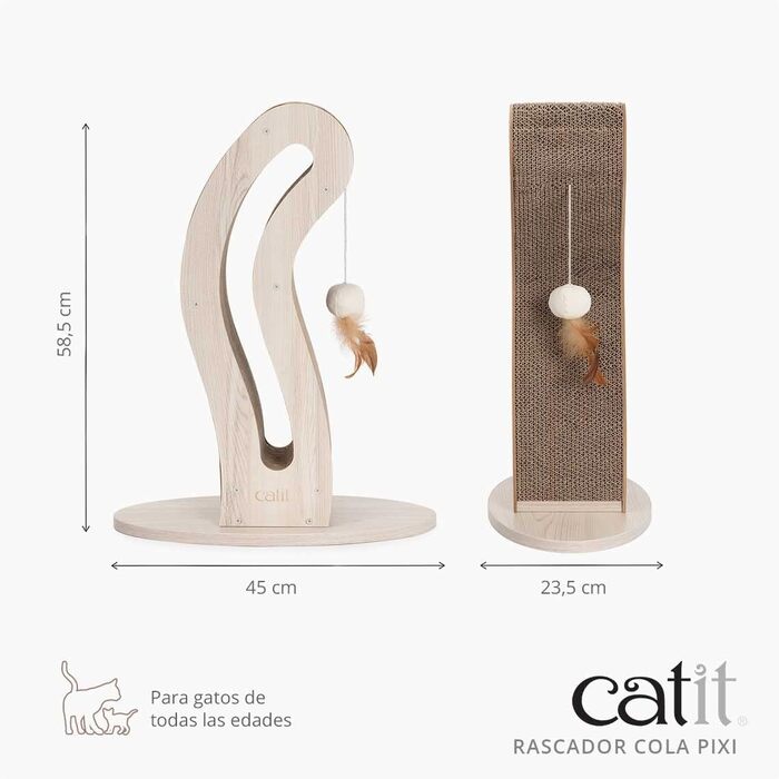 Когтеточка для котів Catit Pixi 42515 з хвостом