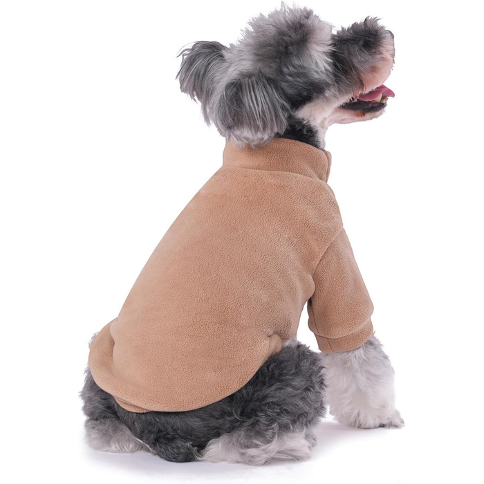 Теплий зимовий пуловер для собак GYALAPERI, 3 шт. (XXS, Small), для цуценят, дівчаток та хлопчиків, ультрам'який, для маленьких собак (Блакитний, Оливковий, Коричневий, Бежевий, Жовтий)