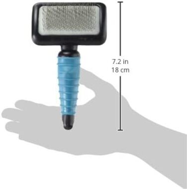 Інструменти для грумінгу Master Grooming Tools: ергономічна вичісувальна щітка для собак, середнього розміру, чорного кольору